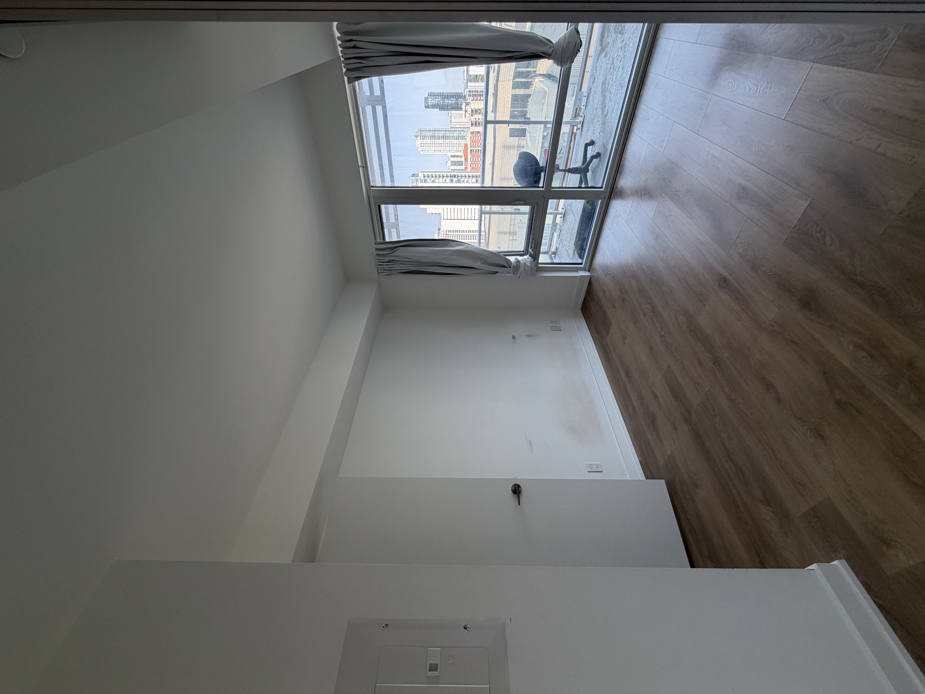 The bedroom before furnishing